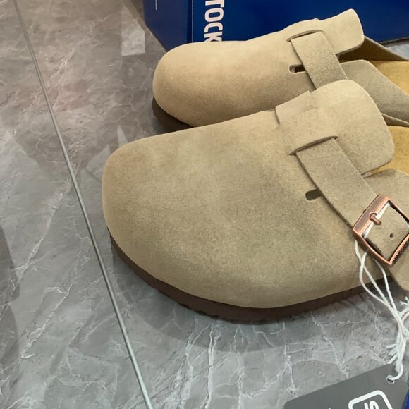 Brand New Birkenstock Boston – Taupe Suede - Picture 2 of 5
